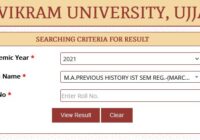 Vikram University MA 2nd & 4th Sem Result 2023 यहाँ देंखे www.vikramuniv.ac.in MA Result Date