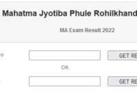 MJPRU M.Sc Result 2023 By Name www.mjpru.ac.in MSc Previous & Final Year Result Date