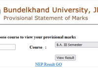 BU Jhansi BA 3rd & 5th Sem Result 2025 Name wise www.bujhansi.ac.in BA Result Date