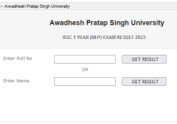 APSU B.Sc 1st Year Result 2023 यहाँ देंखे APS University BSc Result Date @www.apsurewa.ac.in
